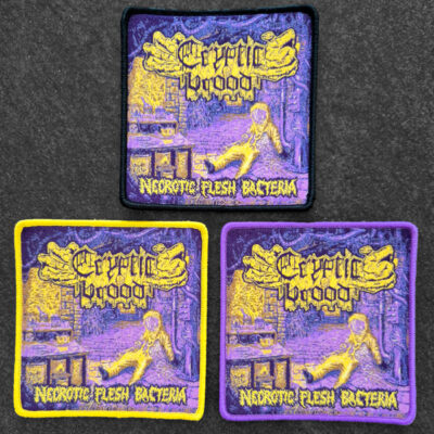 CRYPTIC BROOD - "Necrotic Flesh Bacteria" woven patch