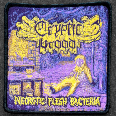 CRYPTIC BROOD - "Necrotic Flesh Bacteria" woven patch - Image 2