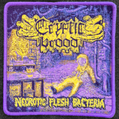 CRYPTIC BROOD - "Necrotic Flesh Bacteria" woven patch - Image 3