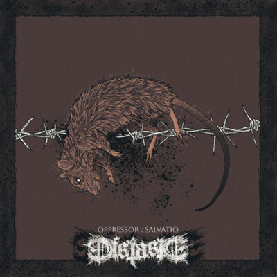 DISTASTE / SICKRECY - "Man's The Leech / Oppressor: Salvatio" split-7" - Image 2