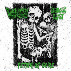 PULMONARY FIBROSIS / REPULSIVE FEAST - "Fetish Of Gore" split-7"