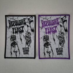 REPULSIVE FEAST - "Death Grind Gore" woven patch