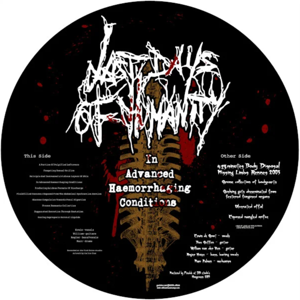 LAST DAYS OF HUMANITY - "In Advanced Haemorrhaging Conditions" pic-LP - Image 2